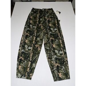 No Comment Girls Camo Large Carpenter Pants High Rise Balloon Leg Hunting NWT